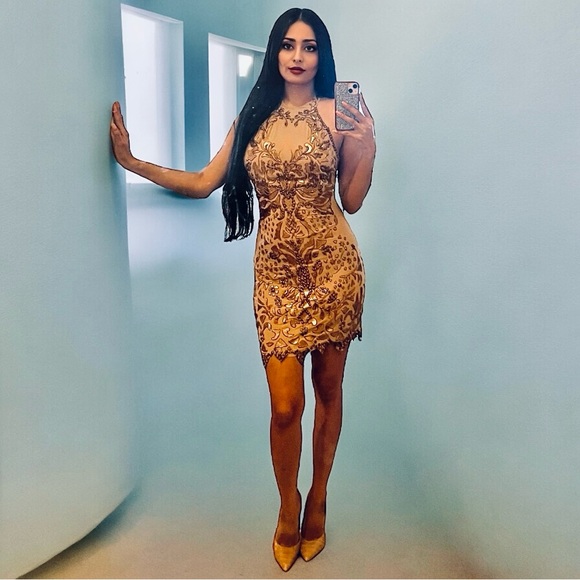 Ema Savahl Hand Painted Couture Dress For Valiant Paris, size Small - Picture 2 of 7